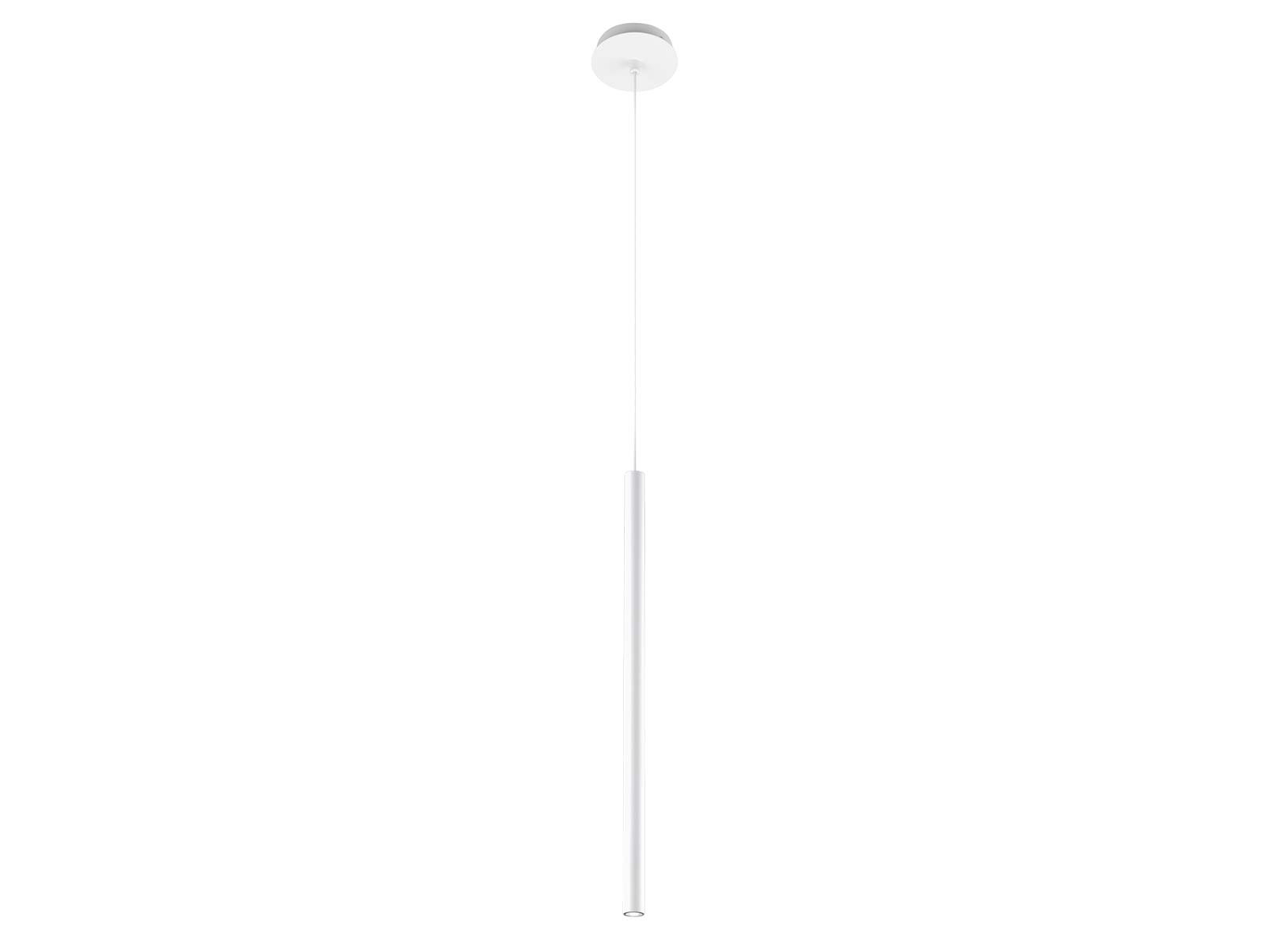 Závěsné LED svítidlo Kanji pískově bílé 6W, 3000K, 55cm