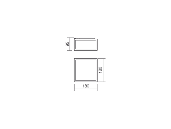 Koupelnové stropní LED svítidlo Ego chrom, 13W, 3000K, 18cm