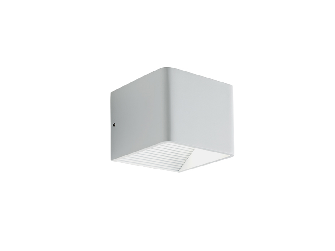 Nástěnné LED svítidlo Duel matně bílé, 6,5W, 3000K, 10cm