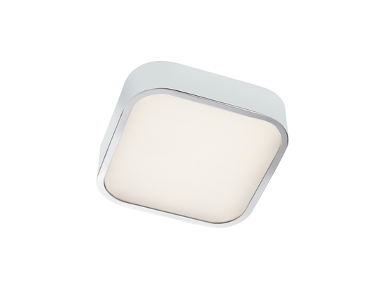 Koupelnové stropní LED svítidlo Screen IP chrom, 14W, 3000K, 23cm