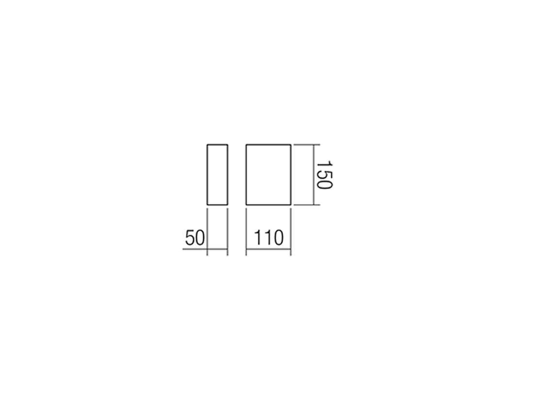 Nástěnné LED svítidlo Match matně bílé, 6,7W, 3000K, 15cm