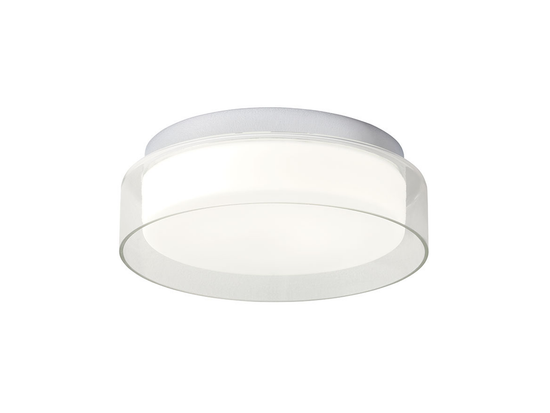 Koupelnové stropní LED svítidlo Naji chrom, 12W, 3000K, ø30cm