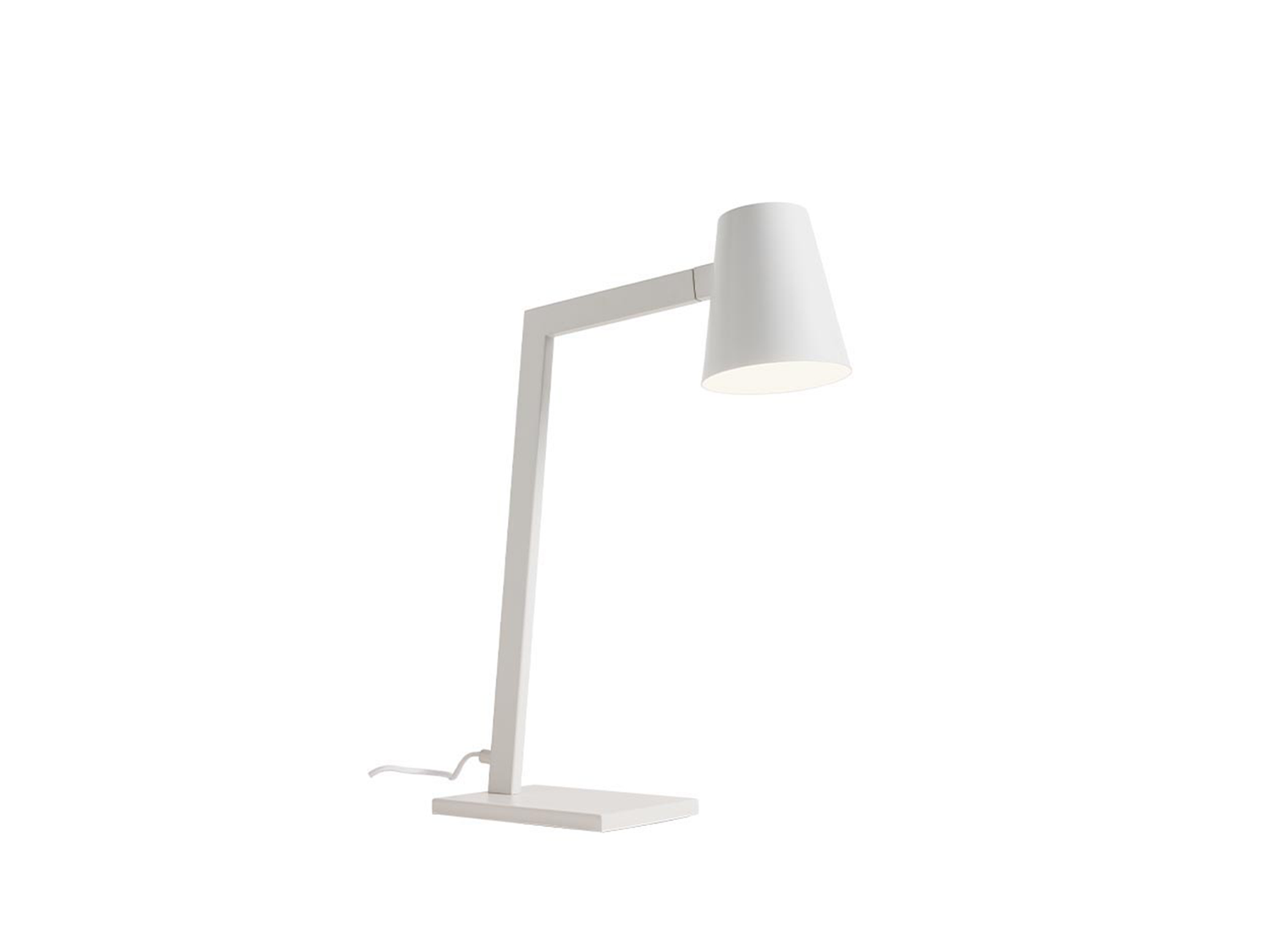 Stolní lampa Mingo matně bílá, E27, 55cm
