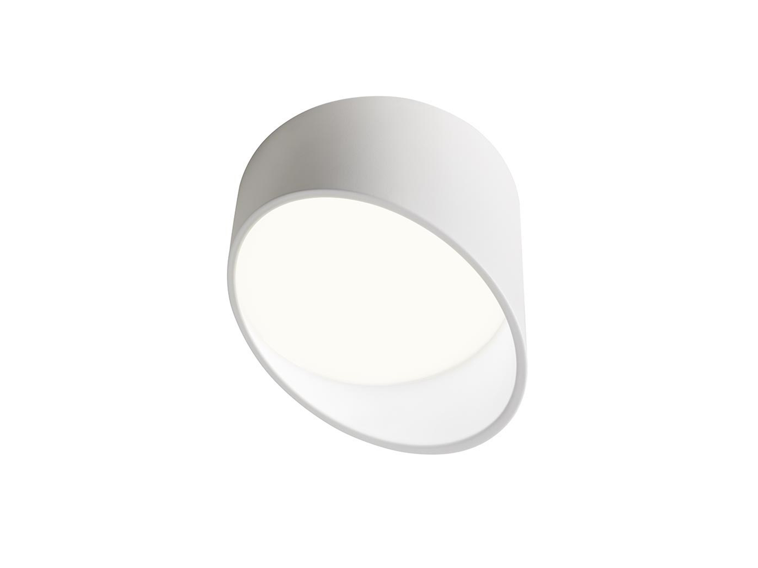 Stropní LED svítidlo Uto matně bílé, 18W, 3000K, ø14cm