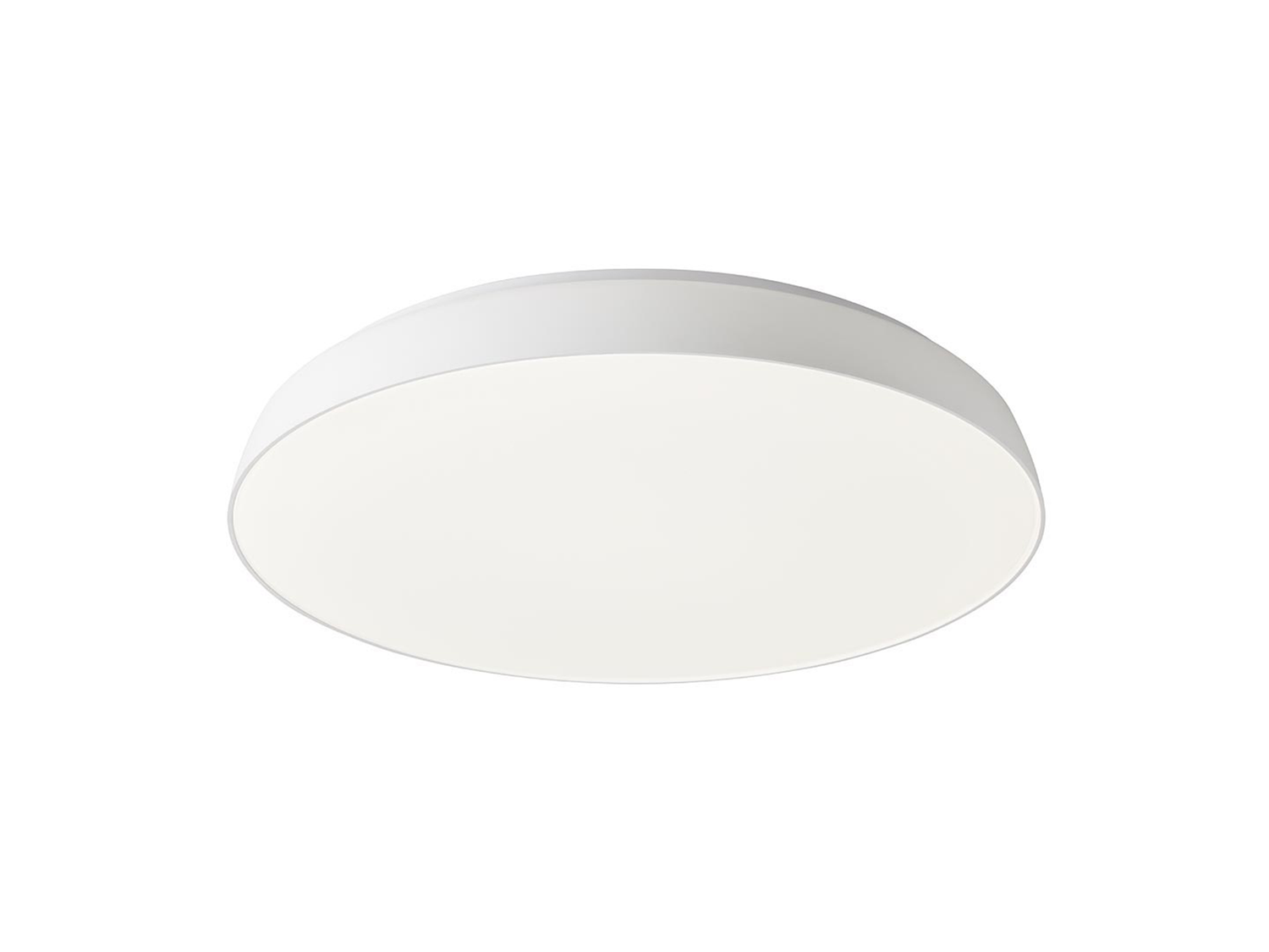 Stropní LED svítidlo Erie matně bílé, 50W, 3000K, ø56cm