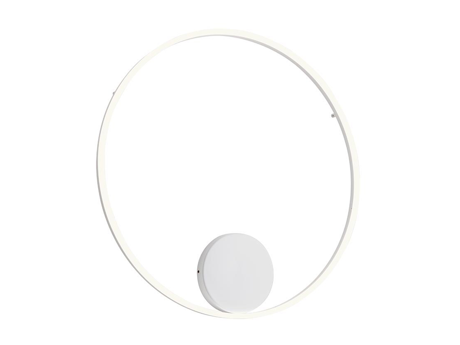 Nástěnné LED stmívatelné svítidlo Orbit pískově bílé, 55W, 3000K, ø80cm