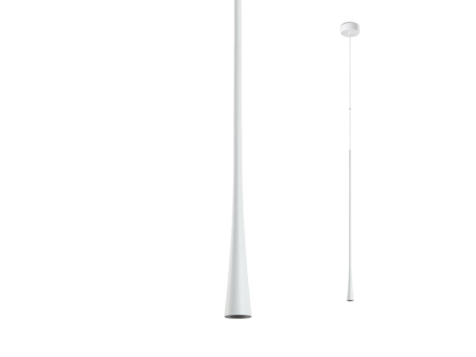 Závěsné LED svítidlo Ito pískově bílé 6W, 3000K, 80cm