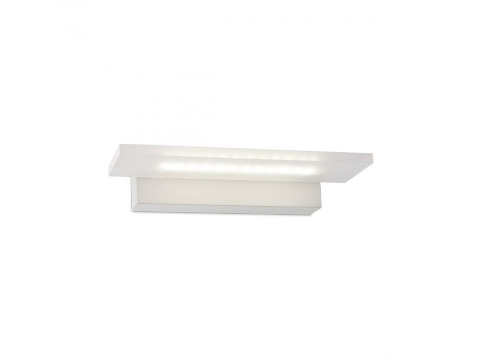 Nástěnné LED svítidlo Well bílé, 8W, 3000K, 34,5cm