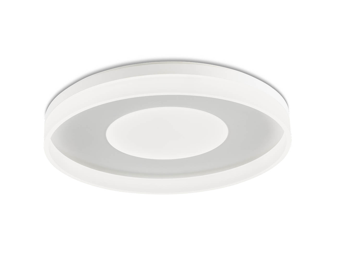 Stropní LED svítidlo stmívatelné Maya pískově bílé, 75W, 3000K, ø60cm