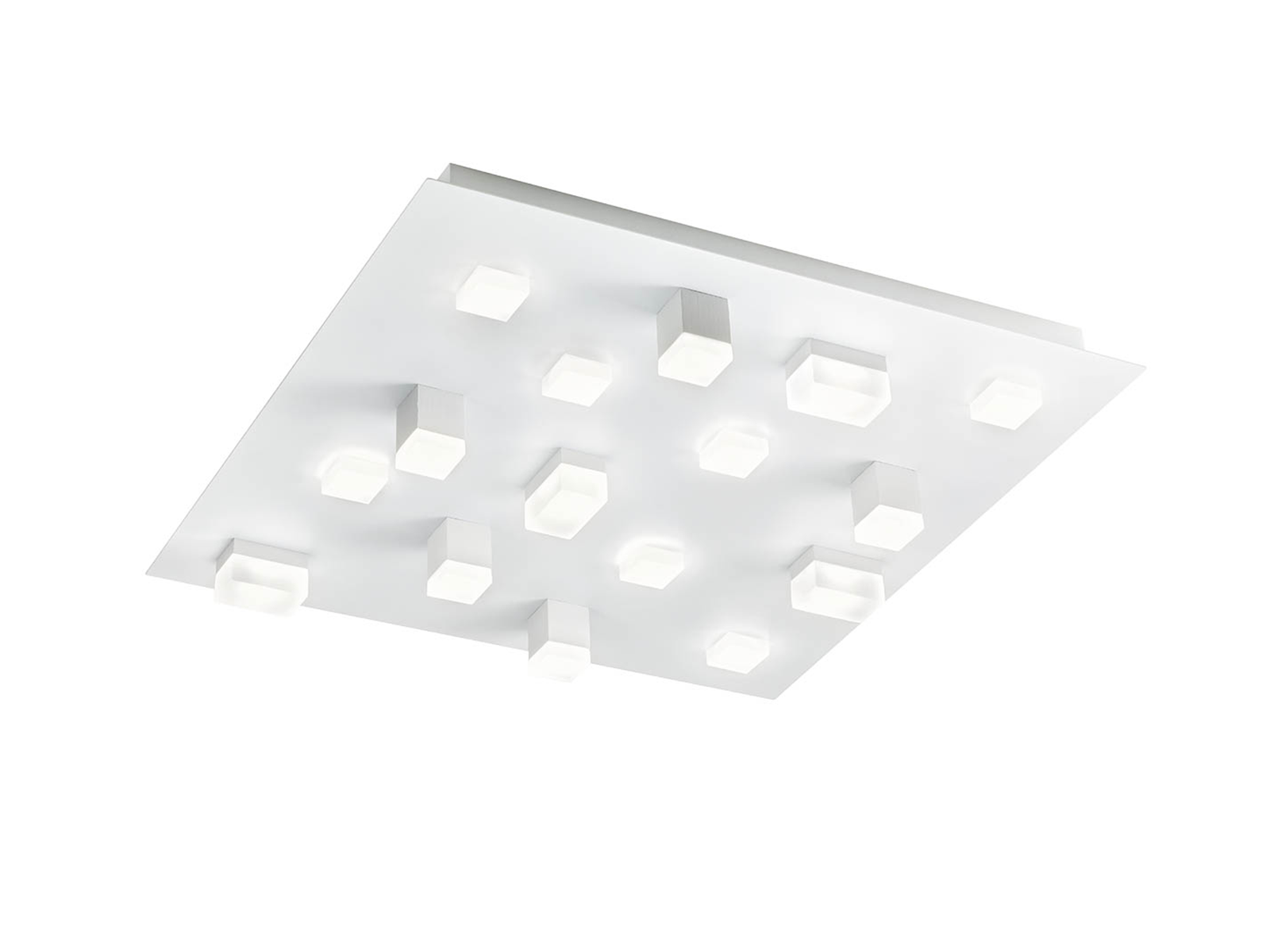 Stropní LED svítidlo Pixel pískově bílé, 48W, 3000K, 45cm
