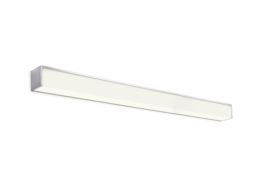 Koupelnové nástěnné LED svítidlo Thela chrom, 25W, 4000K, 90cm