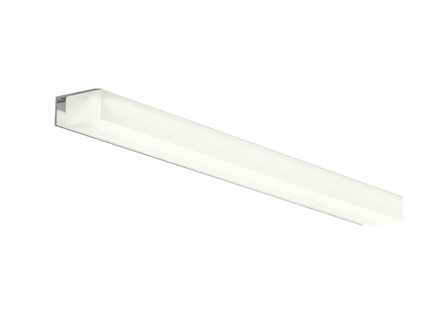 Koupelnové nástěnné LED svítidlo Ermes chrom, 18W, 3000K, 90cm