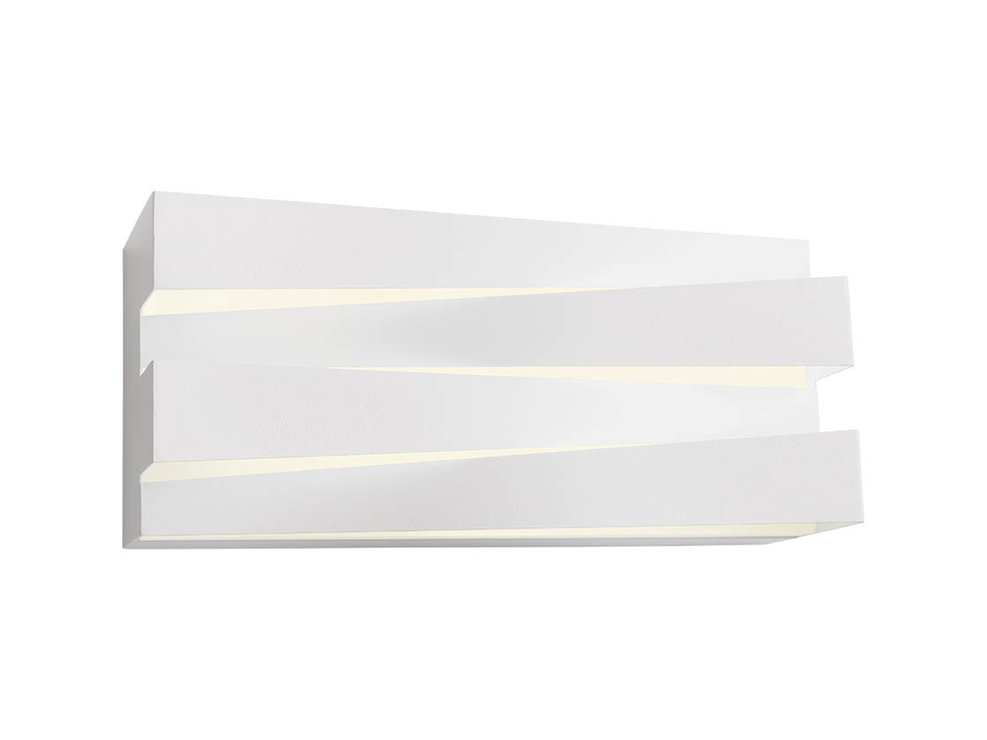 Nástěnné LED svítidlo Zigo pískově bílé, 26W, 3000K, 28cm