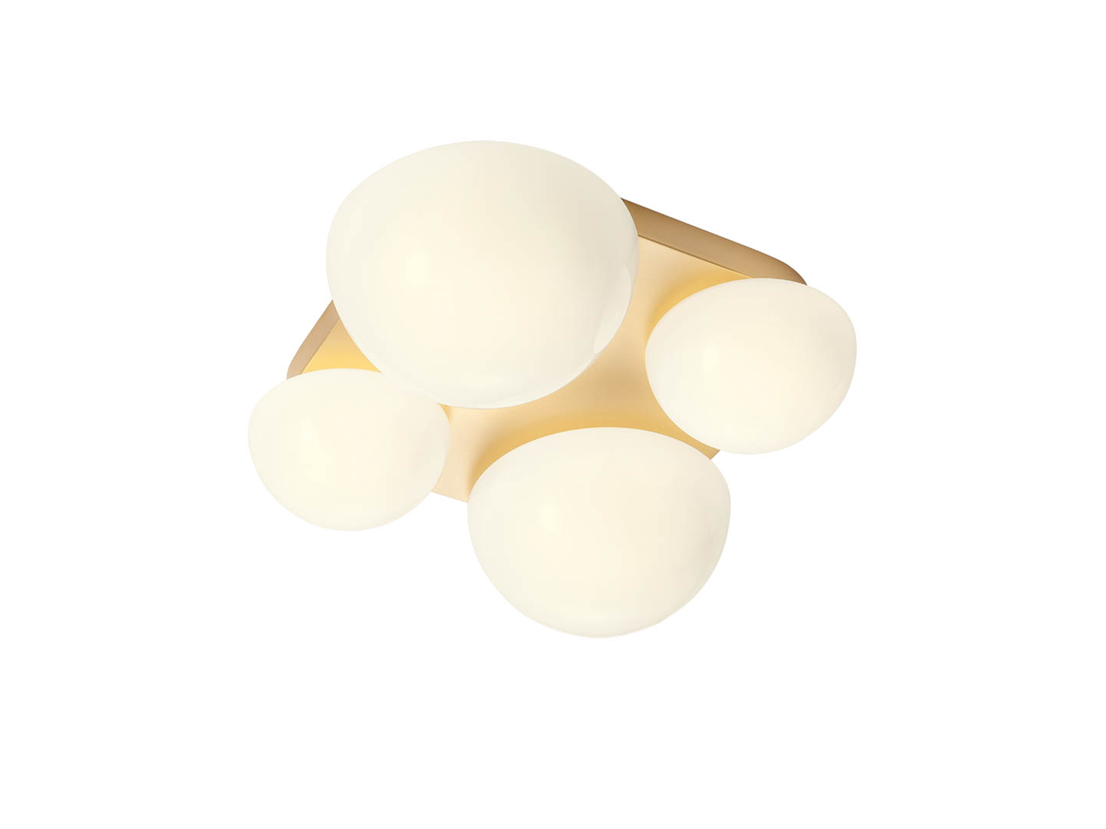 Stropní svítidlo Lumien saténově zlaté, G9, 36cm