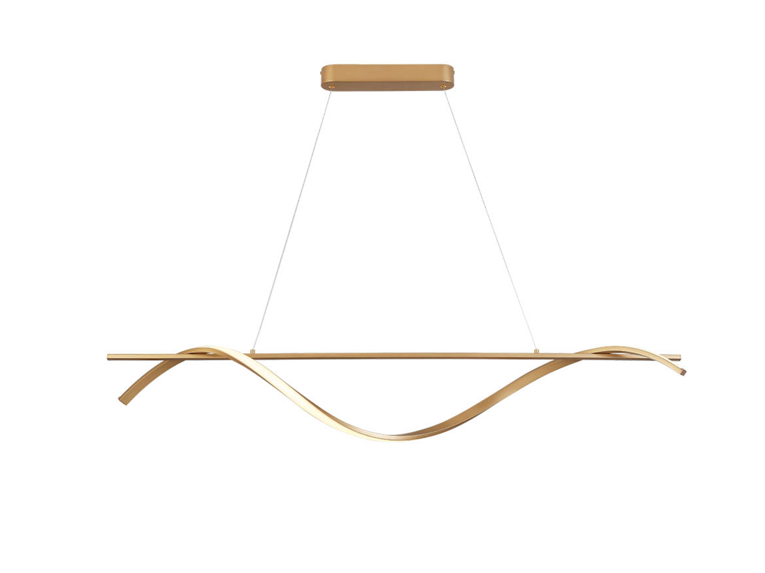 Závěsné LED svítidlo stmívatelné Savage bronz, 23W, 3000K, 120cm