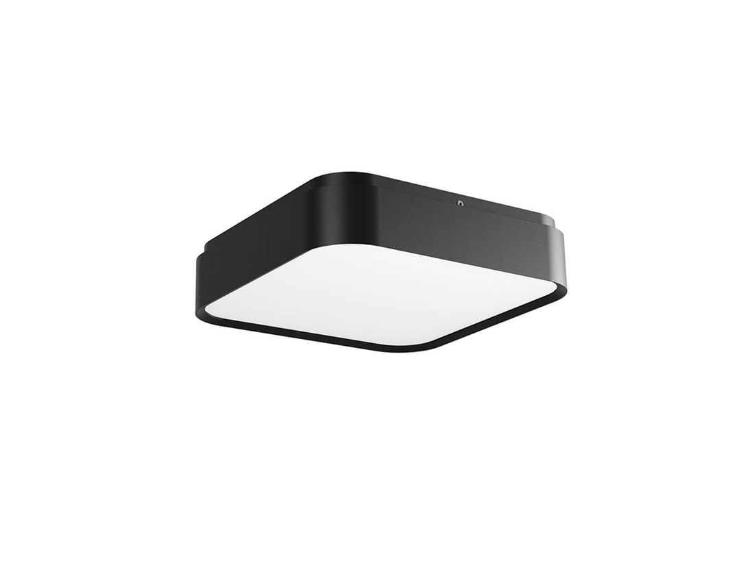 Stropní LED svítidlo stmívatelné Yomo pískově černé, 32W, 3000K, 29cm