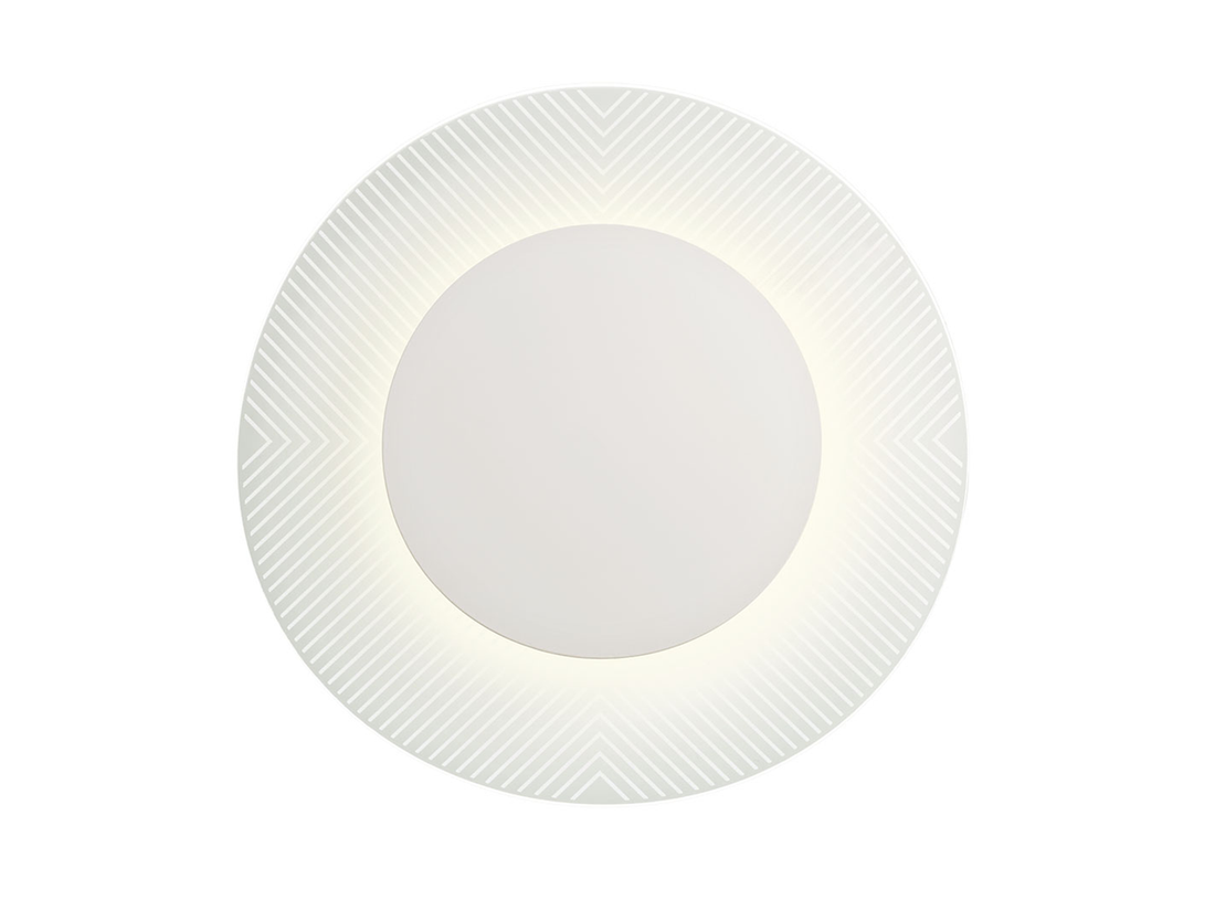 Nástěnné LED svítidlo Tatoo pískově bílé, 14W, 3000K, ø50cm