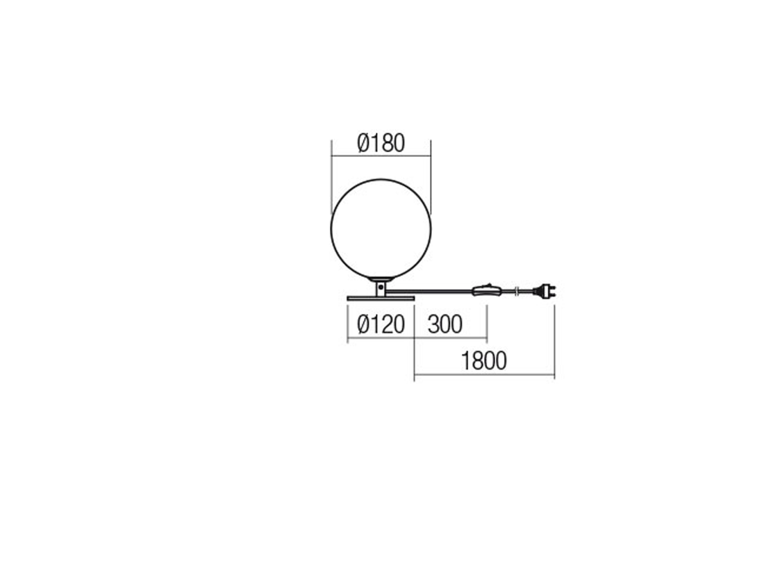 Stolní lampa Roy mosaz, G9, ø18cm