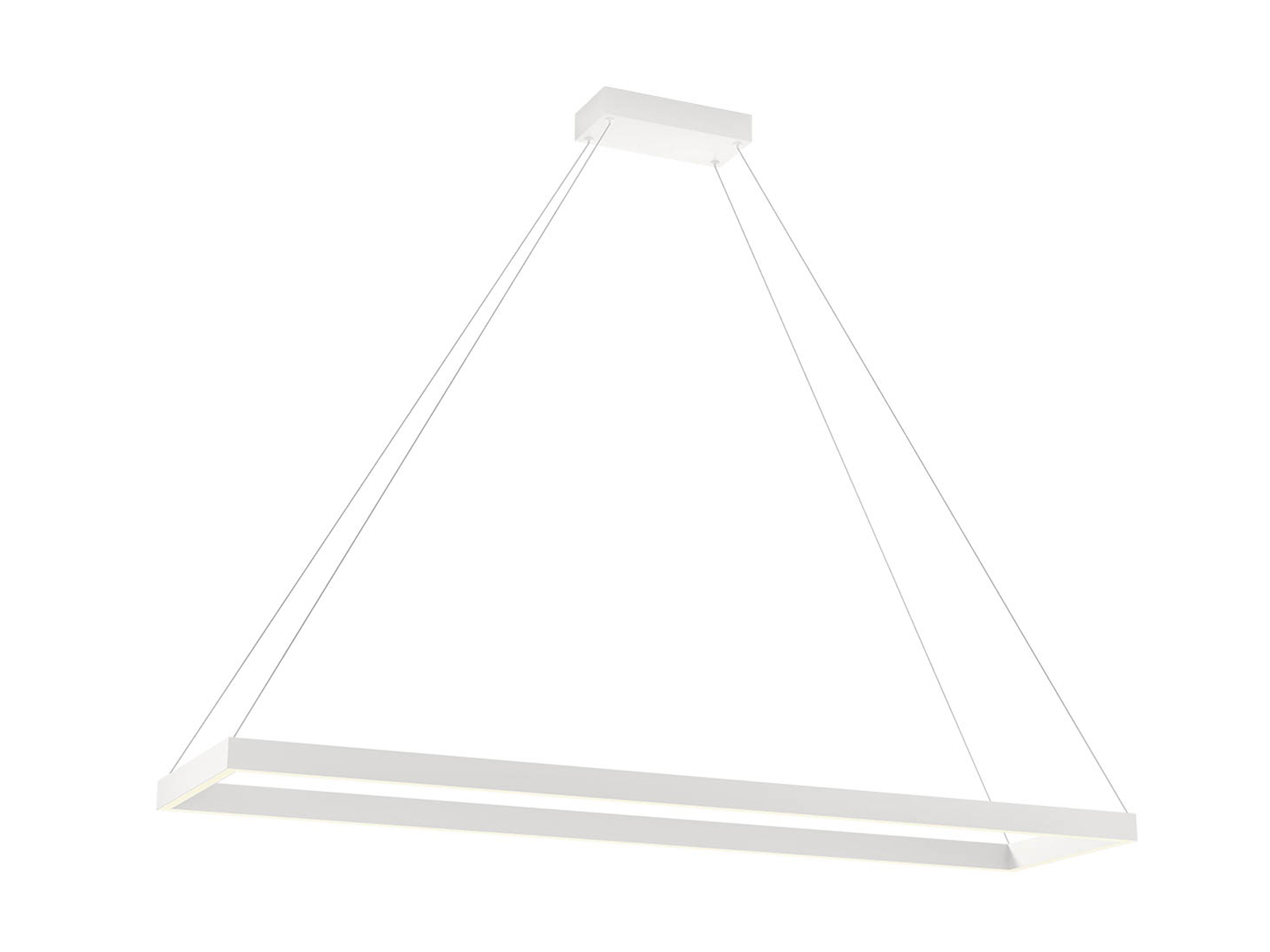 Závěsné LED svítidlo stmívatelné Febe pískově bílé, 50W, 4000K, 120cm