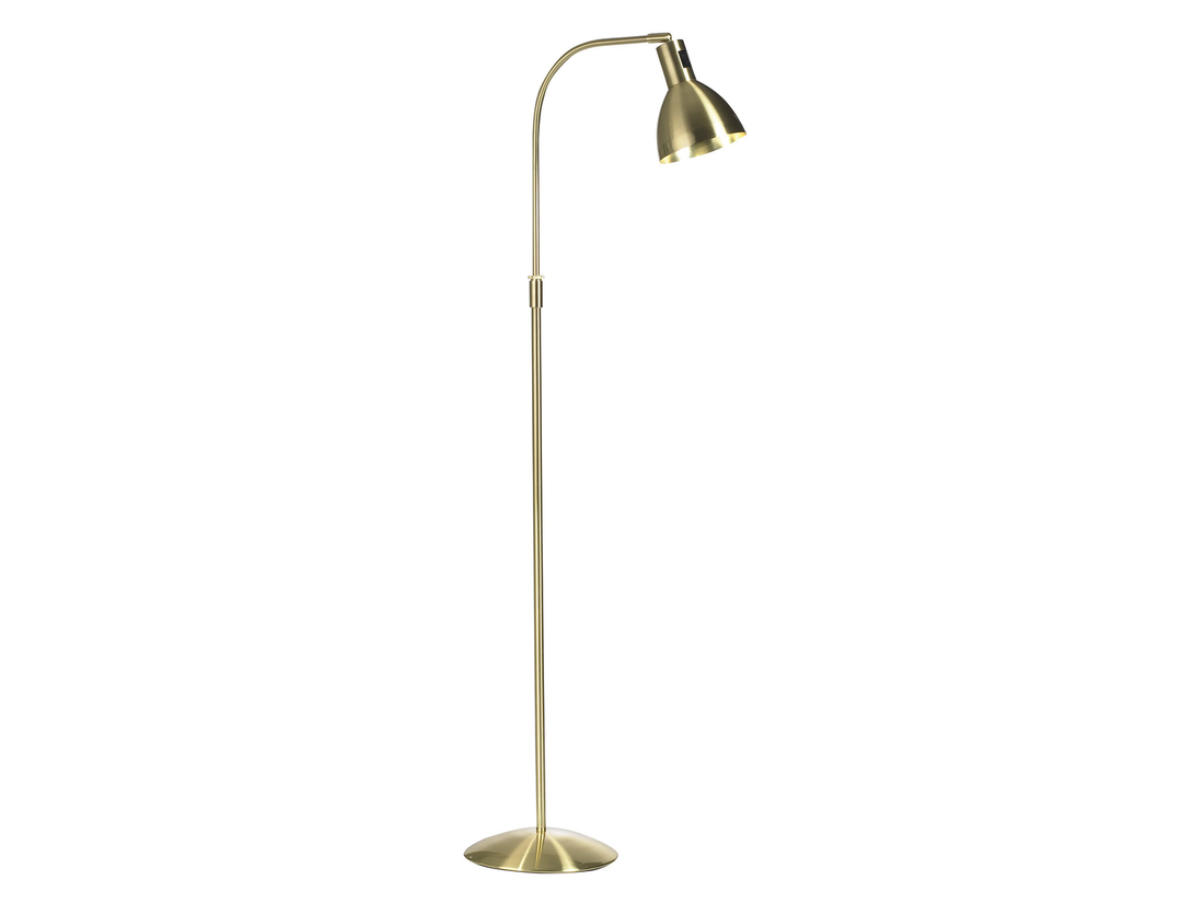 Stojací lampa Angora zlatá, 110-150cm