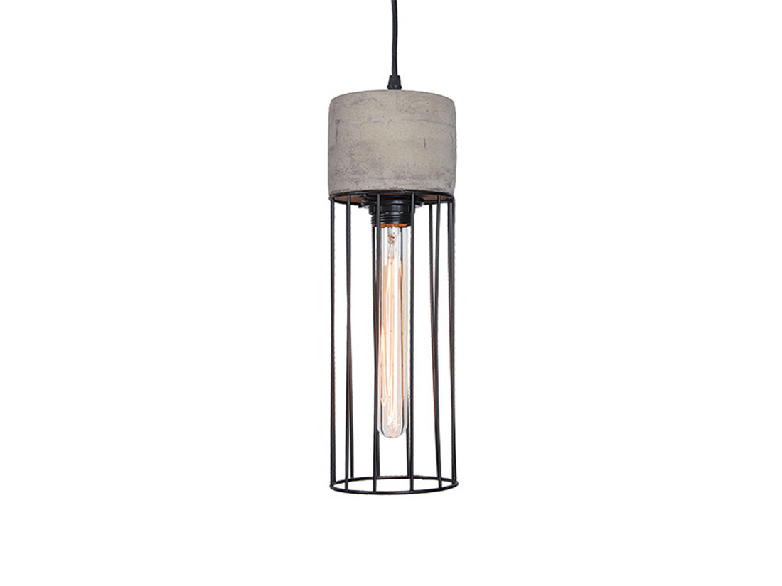 Závěsné svítidlo z betonu, 1xE27, 36cm