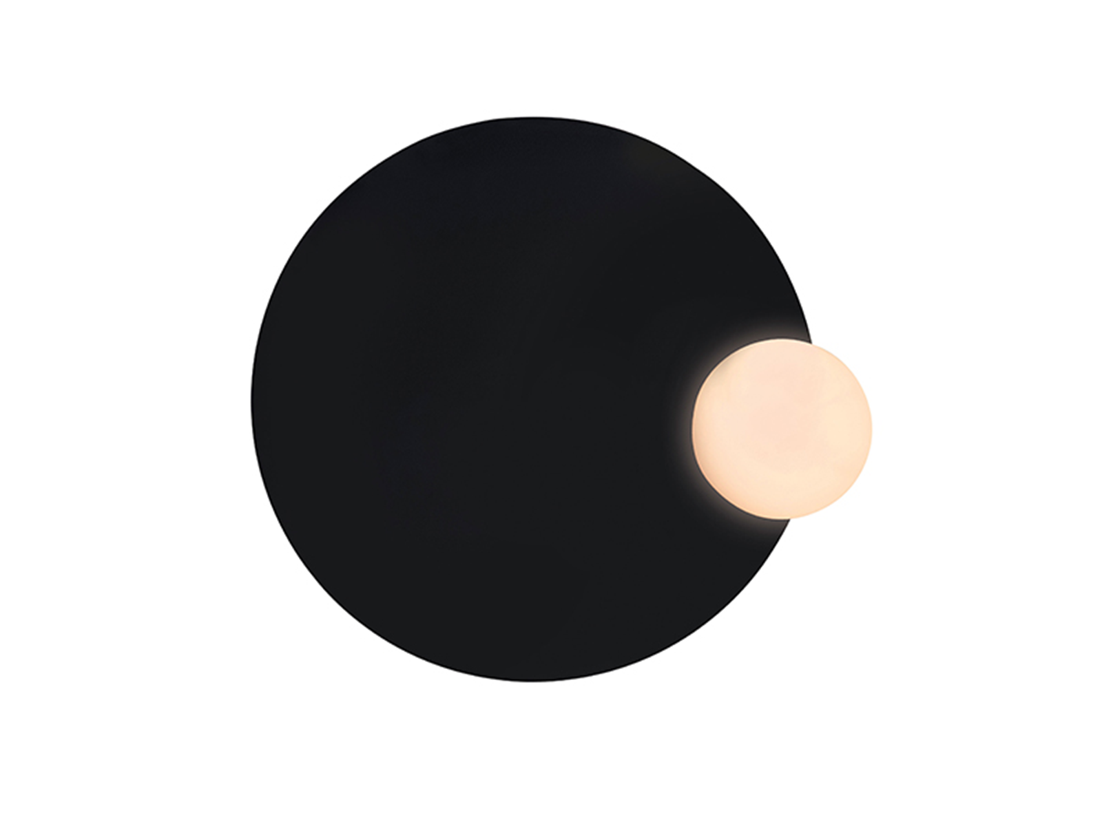 Nástěnné svítidlo černé, 1xG9, 26cm