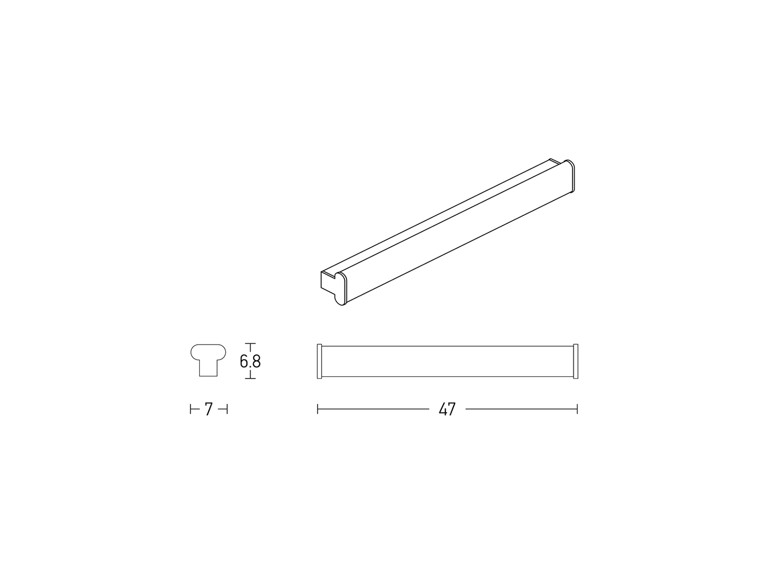 Koupelnové nástěnné LED svítidlo chrom, 13W, 3000K, 47cm