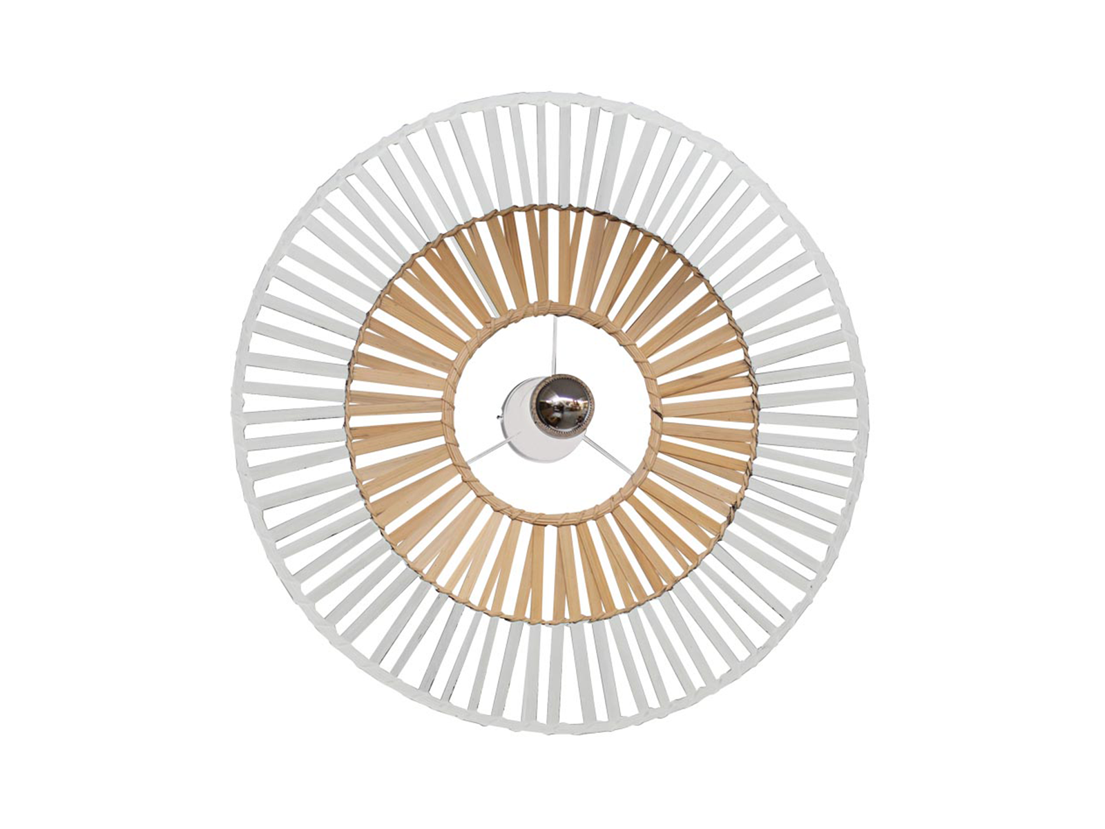 Nástěnné/stropní svítidlo bambus, 1xE27, ø80cm