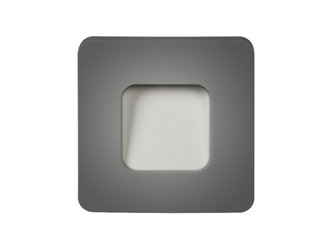 Svítidlo LED na omítku LEDIX TETI 12V DC, šedá, teplá bílá, IP20