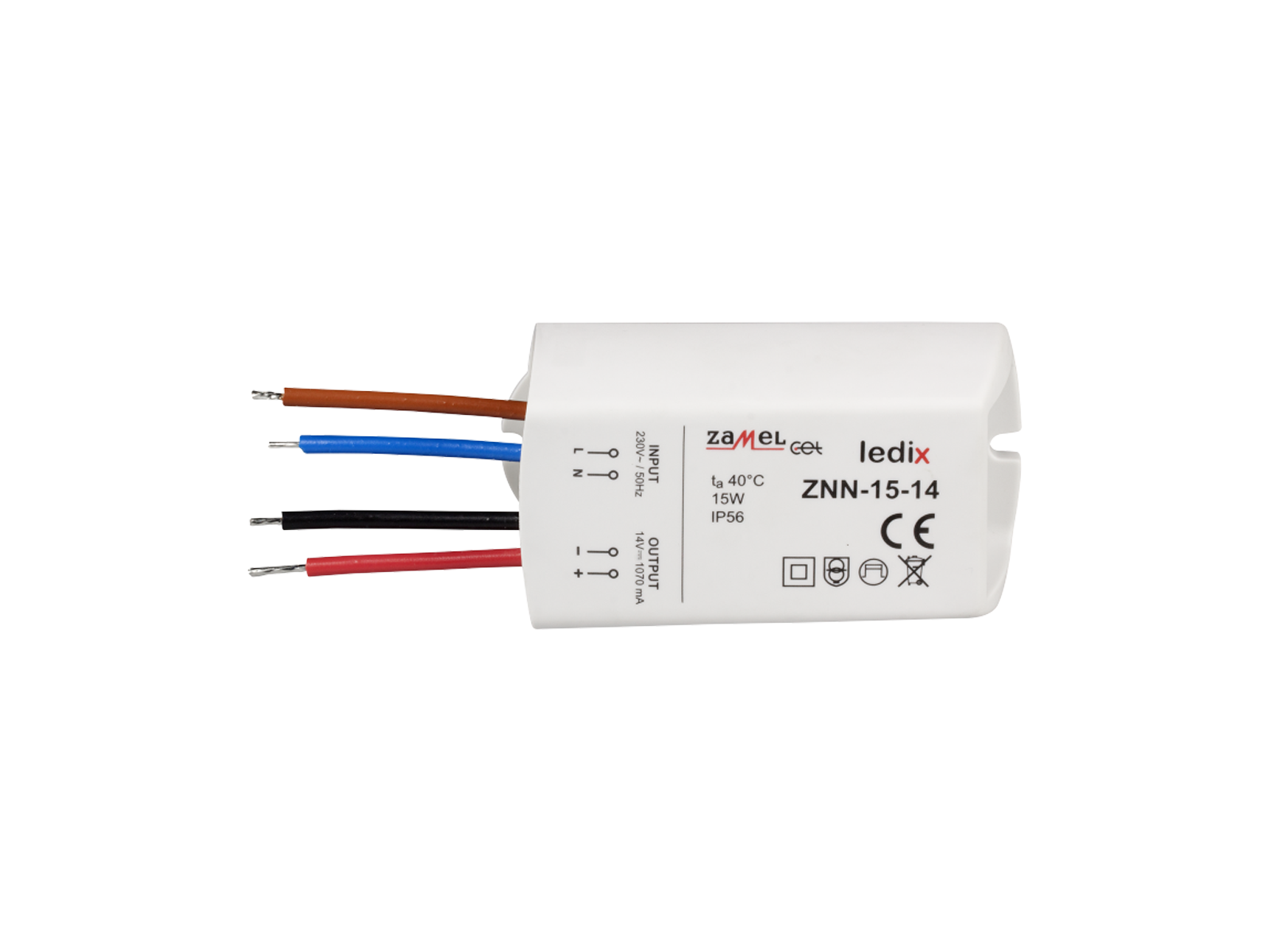 Napájecí zdroj LEDIX ZNN-15-14 na omítku IP56