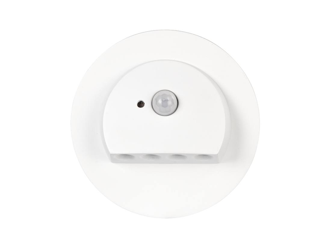 Svítidlo LED s čidlem pohybu pod omítku LEDIX RUBI 14V DC, bílé, neutrální bílá, IP20