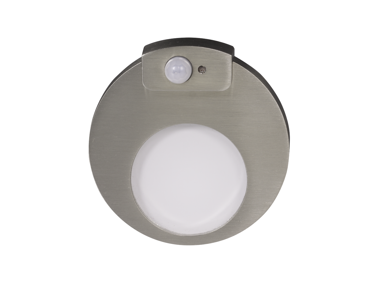 Svítidlo LED se senzorem pod omítku LEDIX MUNA 230 V AC, kartáčovaná ocel, neutrální bílá, IP20