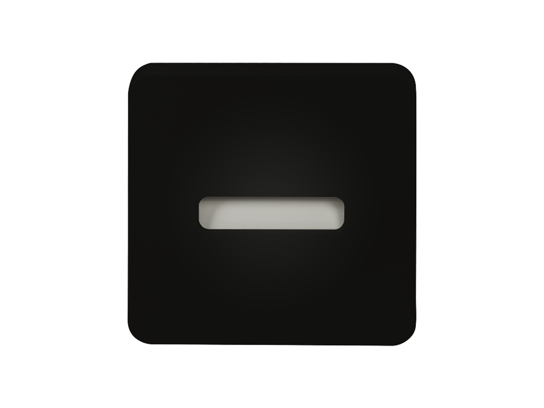 Svítidlo LED na omítku LEDIX LAMI 12V DC, černá, teplá bílá, IP20