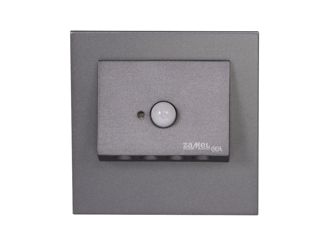 Svítidlo LED se senzorem do KU krabice LEDIX NAVI 14V DC, grafit, studená bílá, IP20