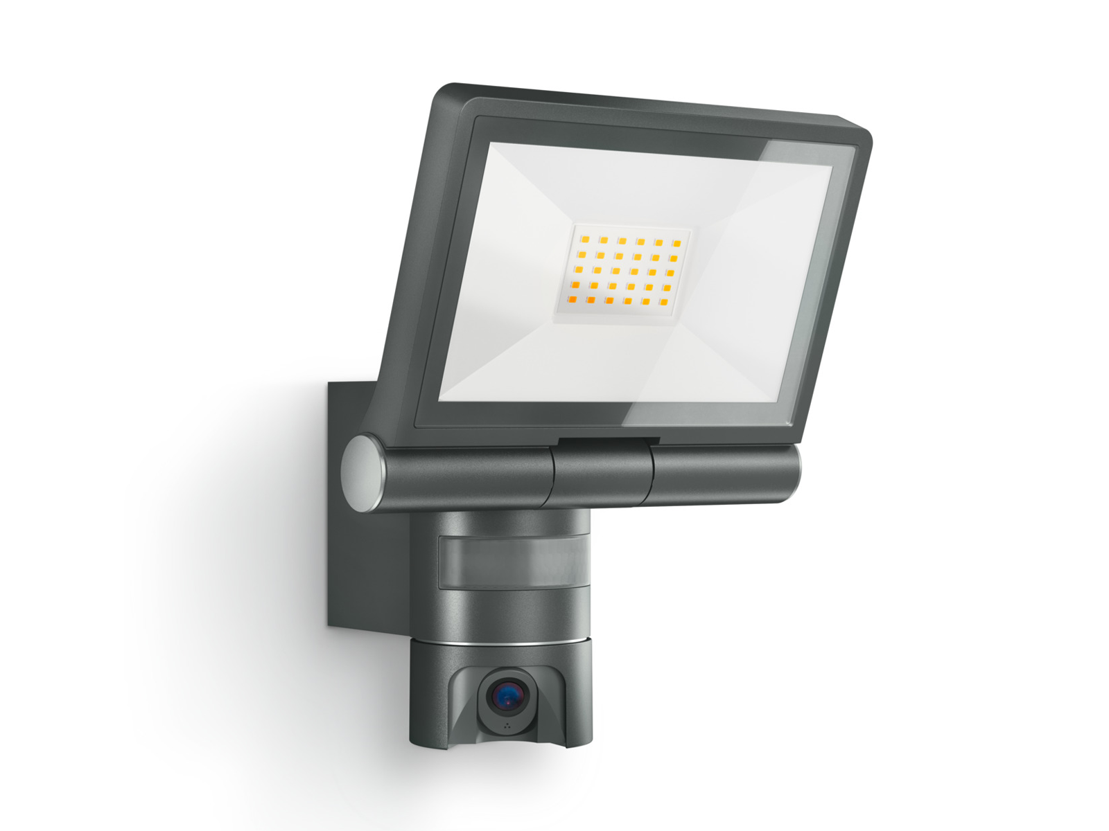 Senzorový reflektor s kamerou a interkomunikačním zařízením XLED CAM 1 SC antracit, 21W, 3000K