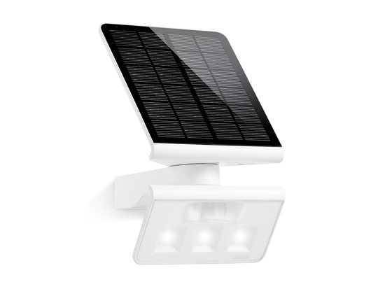 Solární senzorový LED reflektor XSolar L-S bílý, 1,2W, 4000K