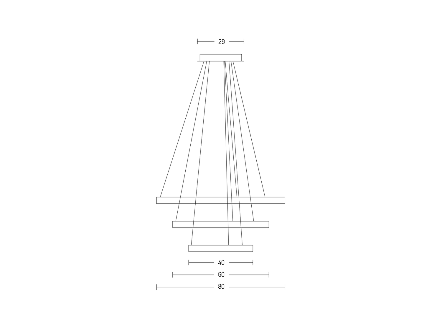 Závěsné LED stmívatelné svítidlo zlaté, 112W, 3000K, ø80cm