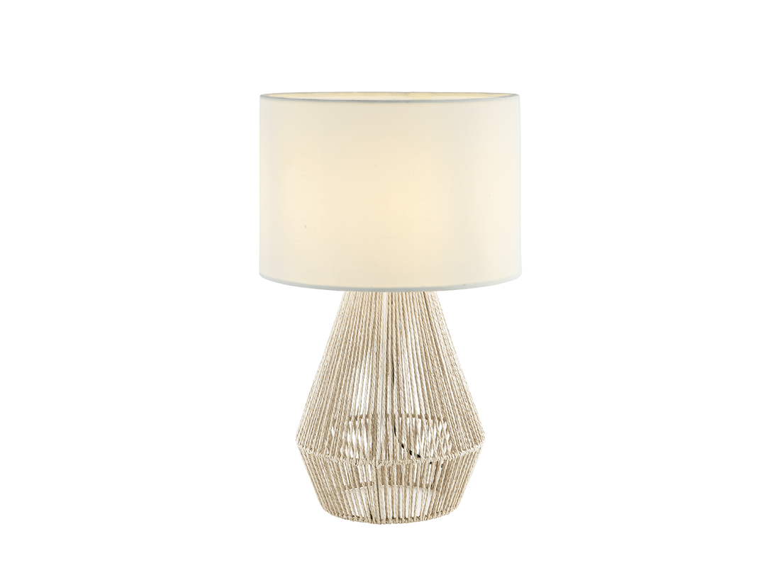 Stolní lampa béžová, 1xE27, 50cm