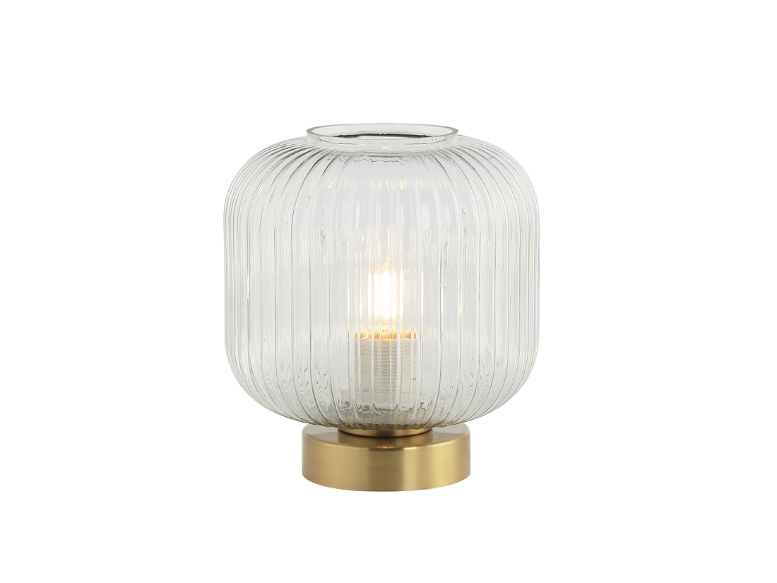 Stolní lampa mosaz, 1xE27, 22cm