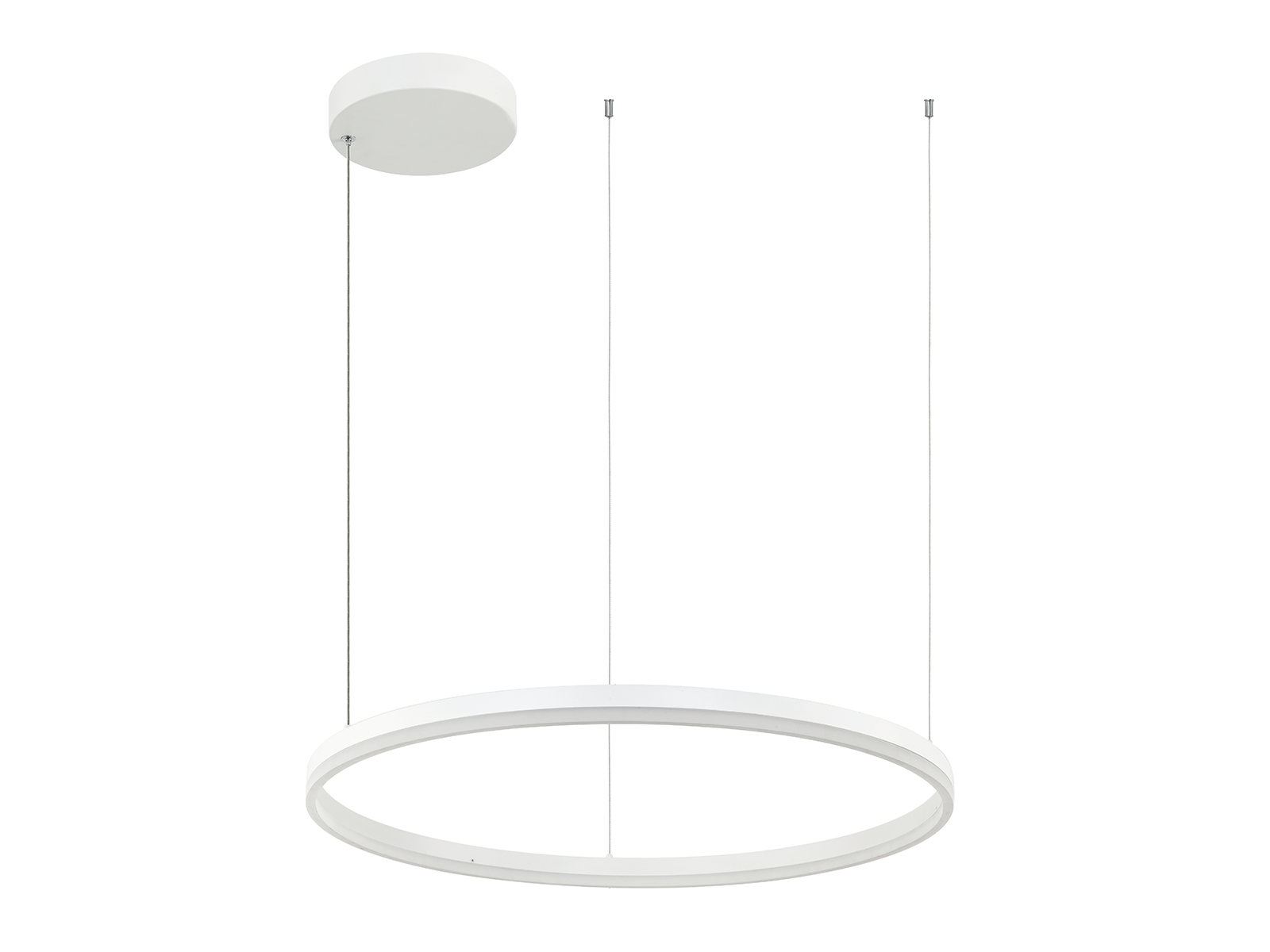Zambelis 20263 závěsné LED stmívatelné svítidlo bílé, 55W, 3000K, ø80cm ...