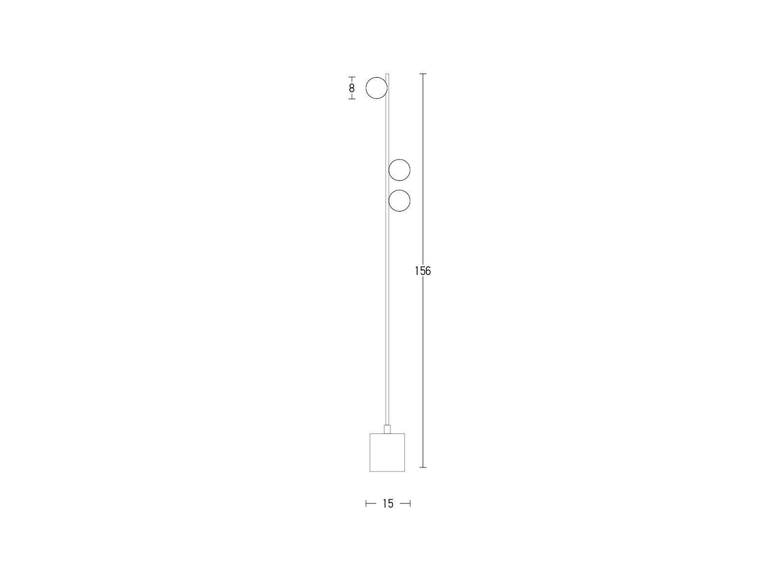 Stojací lampa zlaté/mramor, 3xG9, 156cm