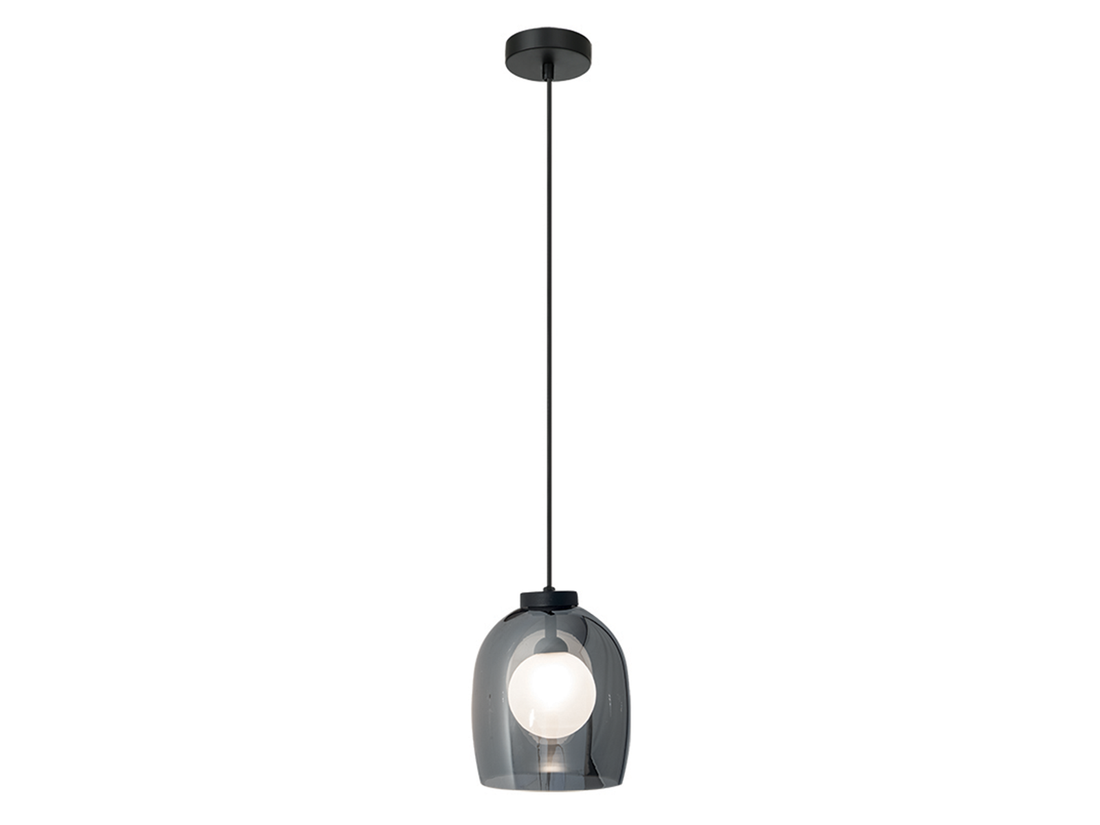 Závěsné svítidlo černé, 1xG9, 23cm