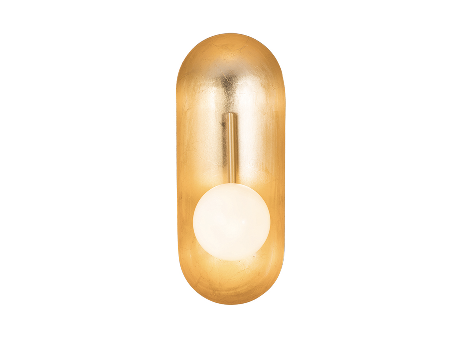 Nástěnné svítidlo zlaté, 1xG9, 32cm