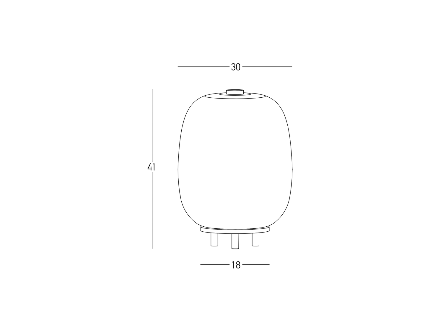 Stolní lampa kouřová/zlatá, 1xG9, 41cm