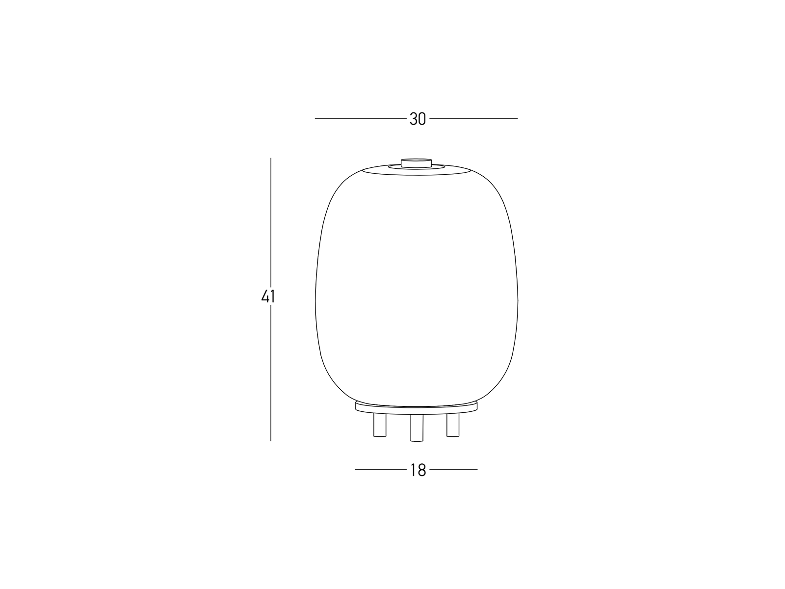 Stolní lampa kouřová/zlatá, 1xG9, 41cm