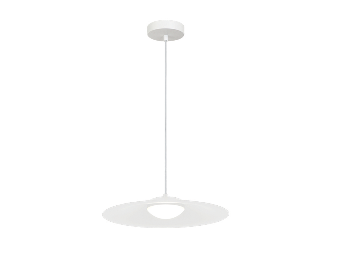 Závěsné LED svítidlo bílé, 10W, 3000K, ø35cm