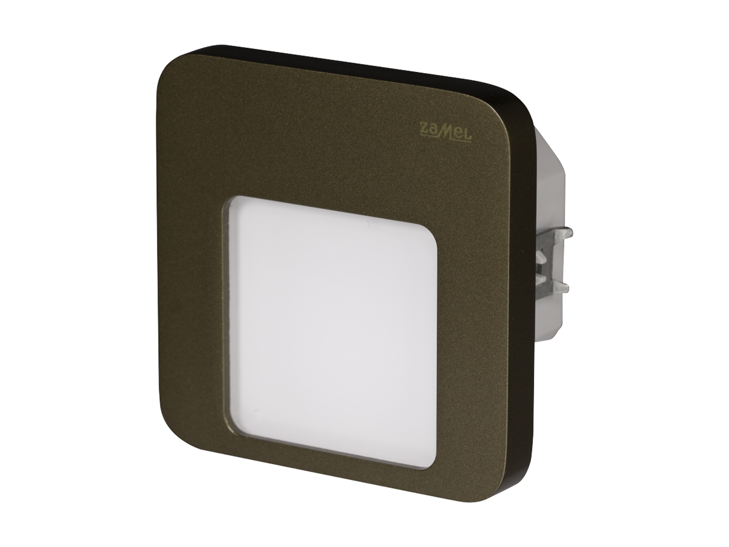Svítidlo LED pod omítku LEDIX MOZA 230V AC, zlatá patina, teplá bílá, IP20