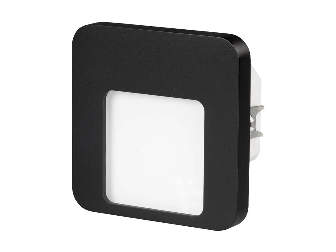 Svítidlo LED pod omítku LEDIX MOZA 230V AC, černá, teplá bílá, IP20
