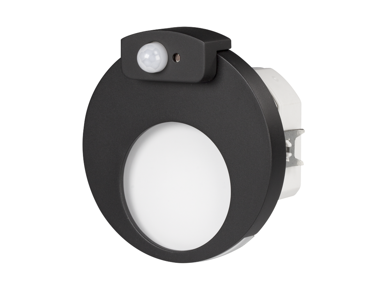 Svítidlo LED se senzorem pod omítku LEDIX MUNA 230 V AC, černá, neutrální bílá, IP20