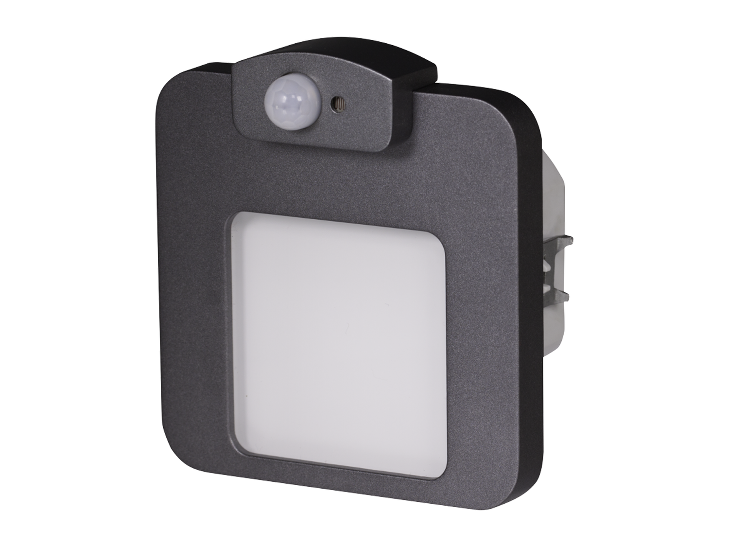 Svítidlo LED se senzorem do KU krabice LEDIX MOZA 14V DC, grafit, teplá bílá, IP20